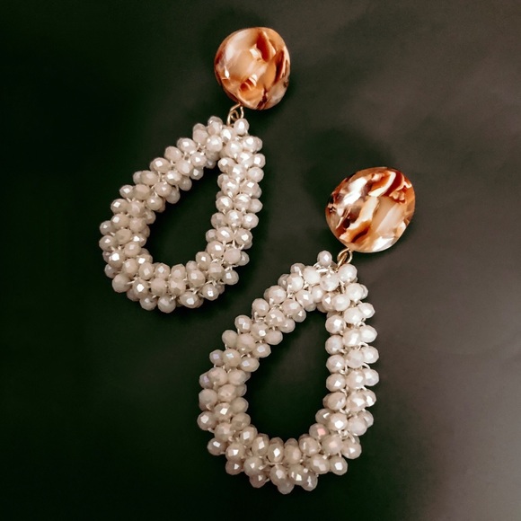 April Reign Jewelry - (LAST) Beaded Teardrop Earring